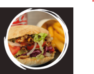 Kebab avec frites poulet boeuf veau